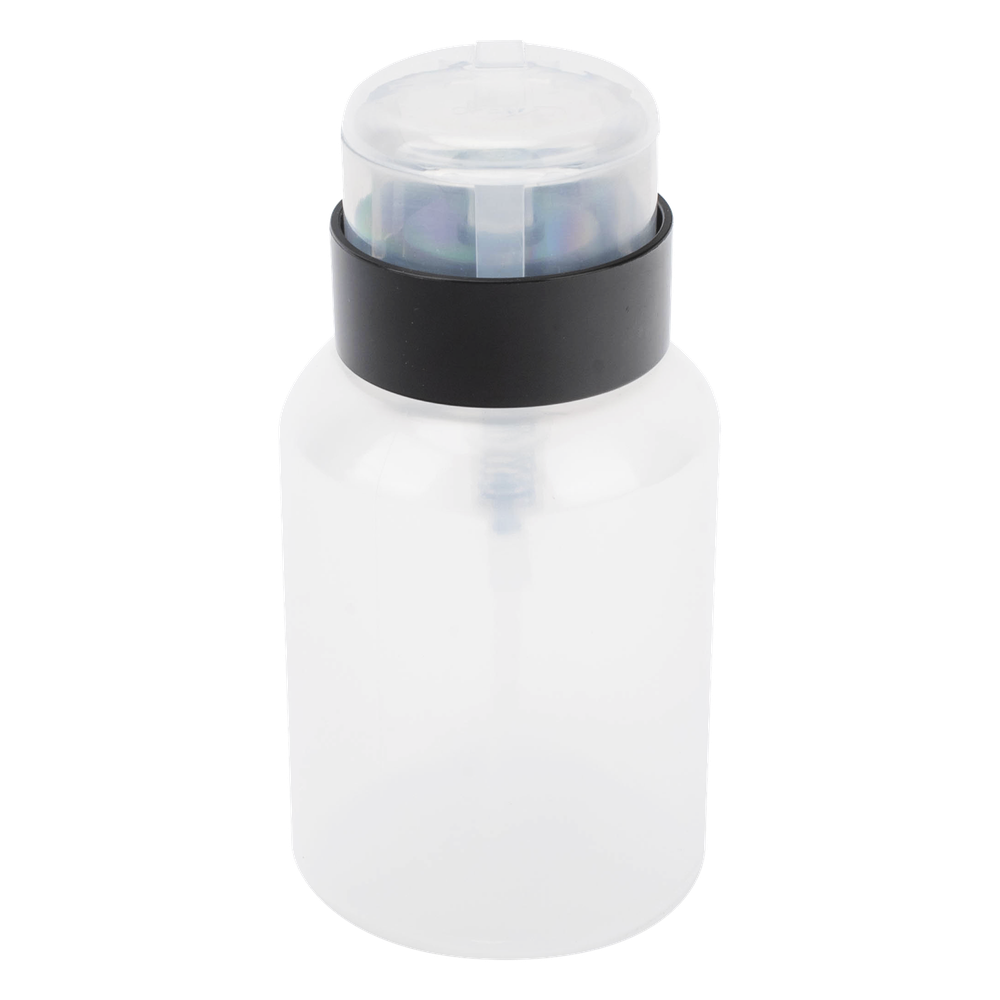 Botella Dispensadora de Alcohol, Capacidad 200 ml, Sistema de Bloqueo-Antiderrames, Ideal para Limpieza y Preparación de Fibra Óptica
