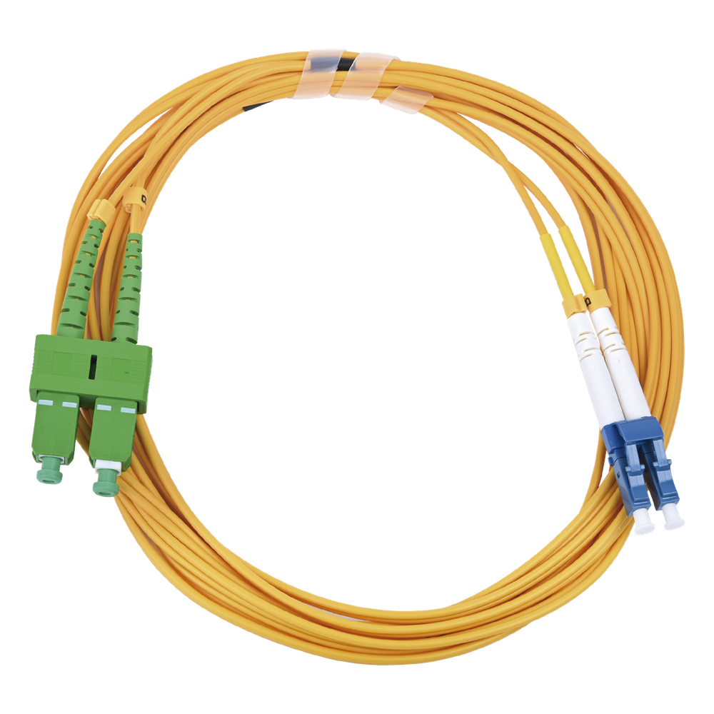 Jumper de Fibra Óptica Monomodo 9/125 LINKEDPRO LP-FO-D-LCU-SCA-03 – 2.0 mm