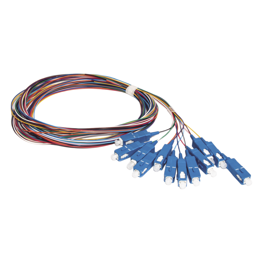 Kit de 12 Pigtails SC/UPC Monomodo 2 LINKEDPRO LP-FO-SM-PIG-12-SCU