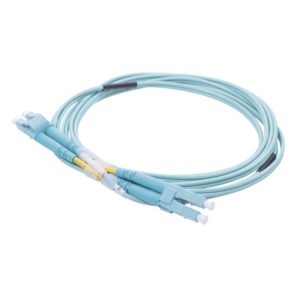 Jumper de Fibra Óptica Multimodo OM3 LINKEDPRO LP-FOM3-LCLC-R02 – 2.0 mm