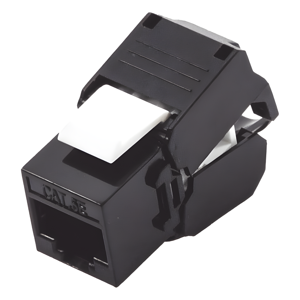 Módulo Jack Keystone Cat5e (Toolless) LINKEDPRO LP-KJ-516-TTBK