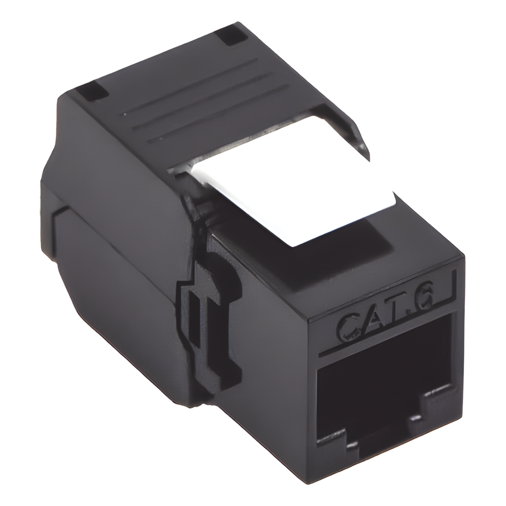 Módulo Jack Keystone Cat6A (Toolless) LINKEDPRO LP-KJ-6A-TTBK