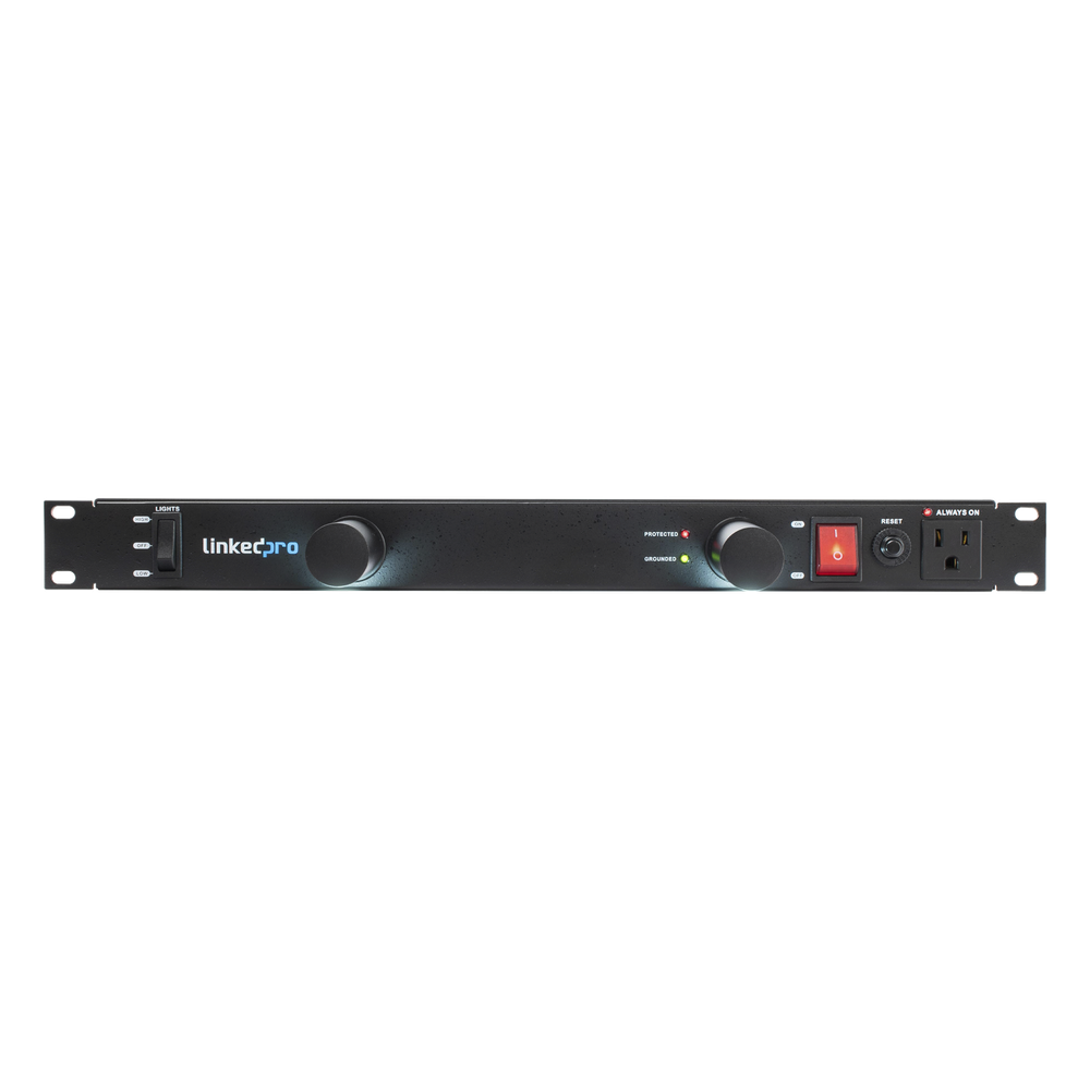 [LP-PDU-11LED] PDU para Distribución de Energía, Montaje en Rack, 11 salidas, Instalación Horizontal, de 19in, 1U, 15 Amp, 120 Vca, Con Indicador Led
