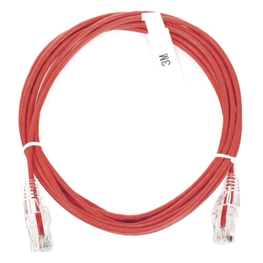Cable de Parcheo Slim UTP Cat6 LINKEDPRO LP-UT6-300-RD-28