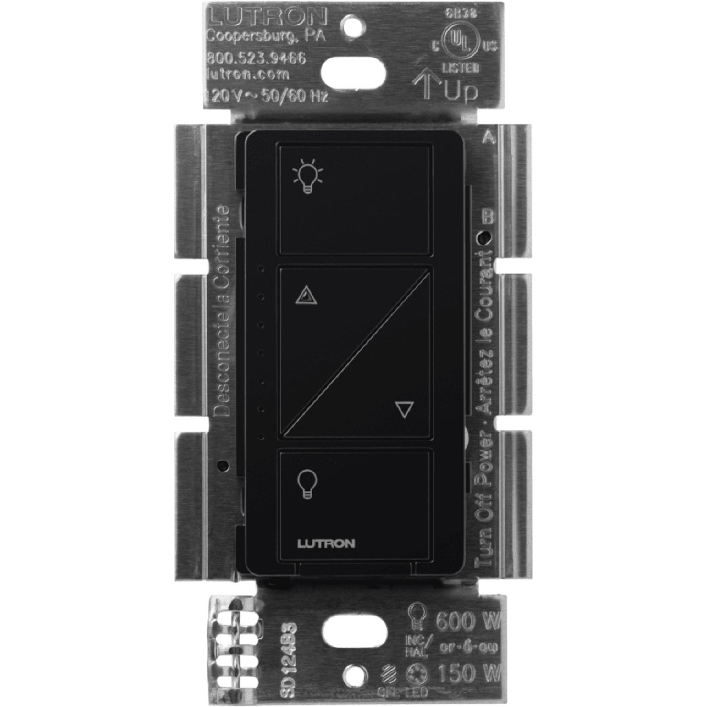 Atenuador de pared inalámbrico Caseta LUTRON CASETA WIRELESS PD6WCLBL
