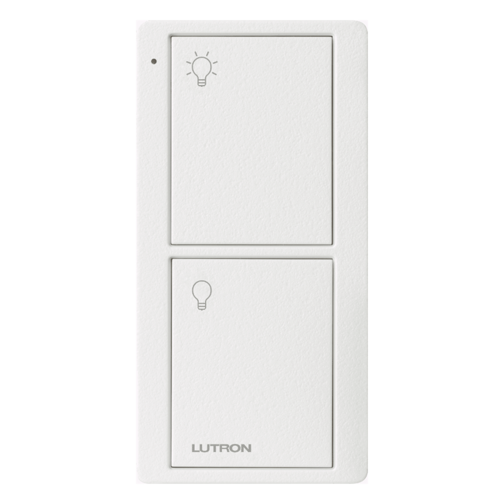 Control remoto inalámbrico Pico de 2 botones para encender y apagar, compatible con Caseta, RA2 y RadioRA2
