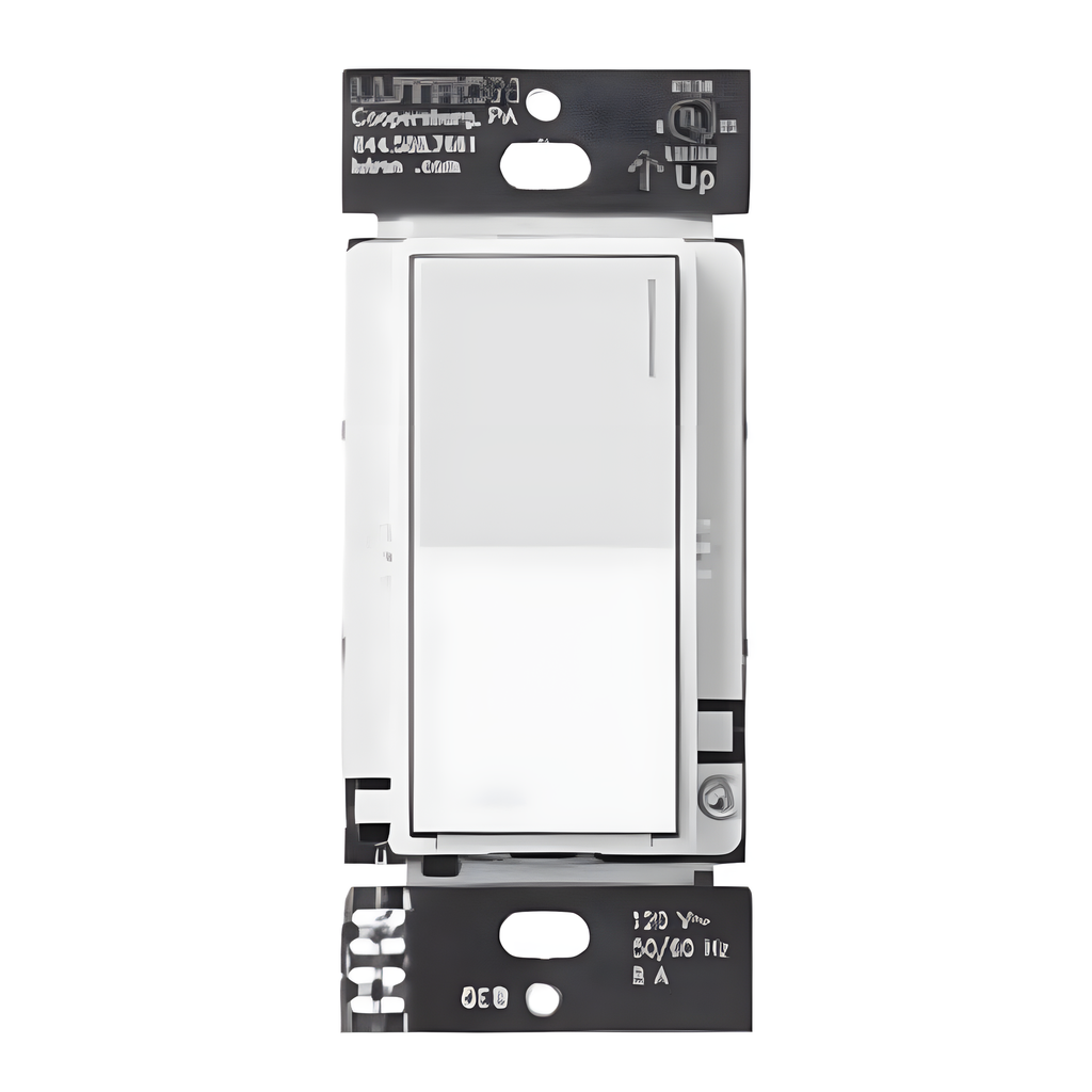 Atenuador auxiliar Sunnata de pared para control de 3 vías o escalera, 120 V, compañero cableado del atenuador principal del sistema RadioRA 3, color blanco mate (Snow)