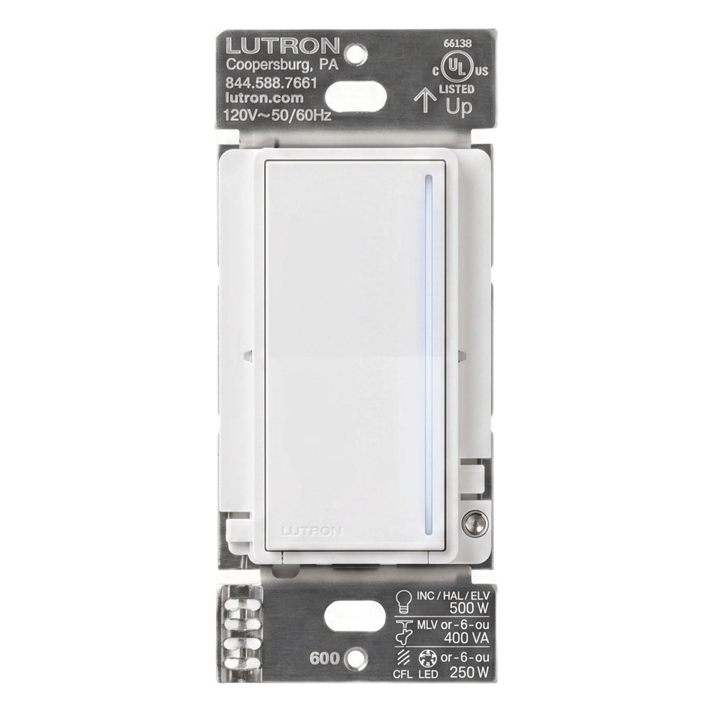Atenuador de pared táctil Sunnata Pro LUTRON RADIORA 3 RRSTPRONWH