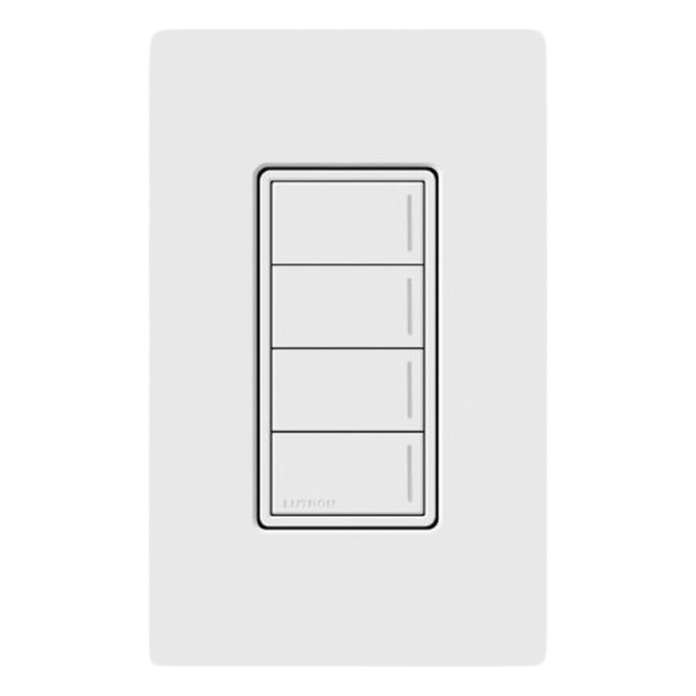 [RRSTW4BWH] Teclado de escenas Sunnata de 4 botones LUTRON RADIORA 3 RRSTW4BWH – 120-277 V