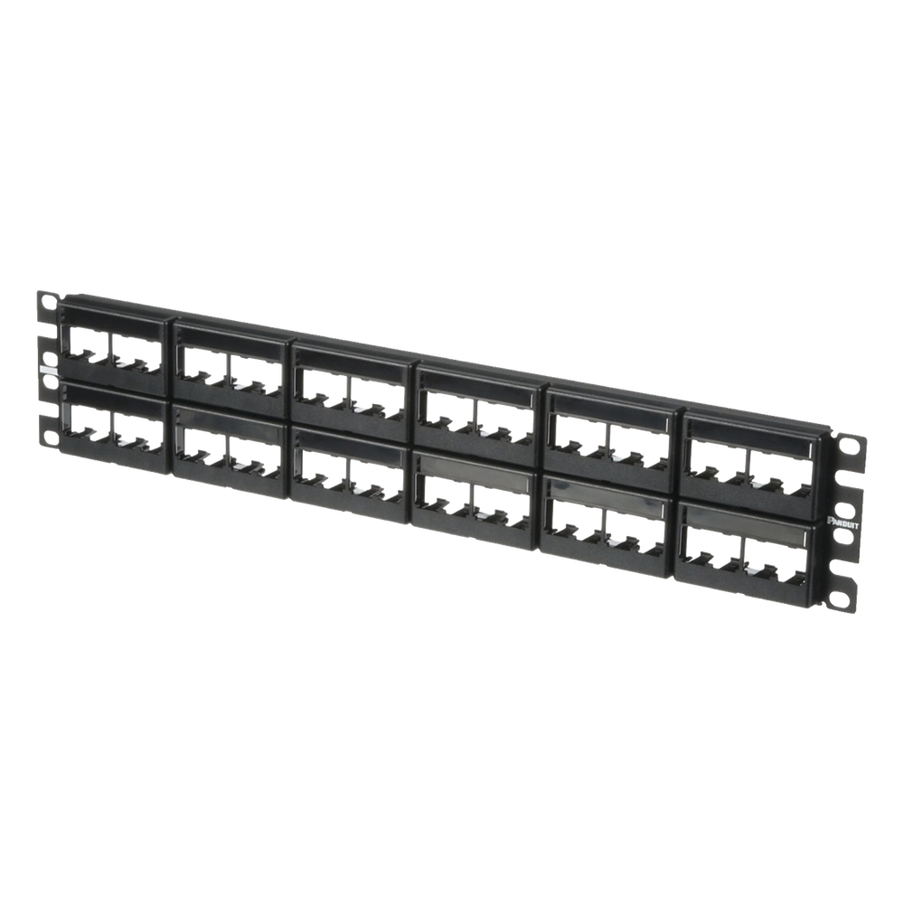 Panel de Parcheo Modular Mini-Com (Sin Conectores) PANDUIT CPPL48WBLY