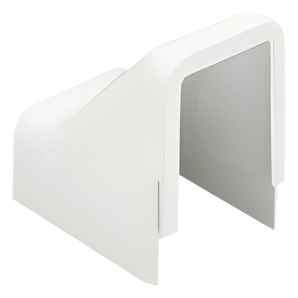 Conexión para techo falso/entrada, para uso con canaleta LD5, material ABS, Color Blanco Mate