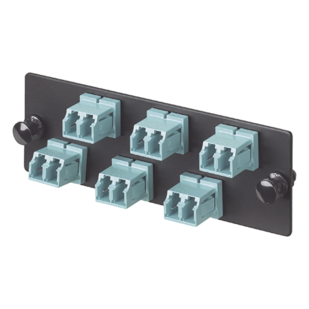 Placa Acopladora de Fibra Óptica FAP PANDUIT FAP6WAQDLCZ – Color Aqua