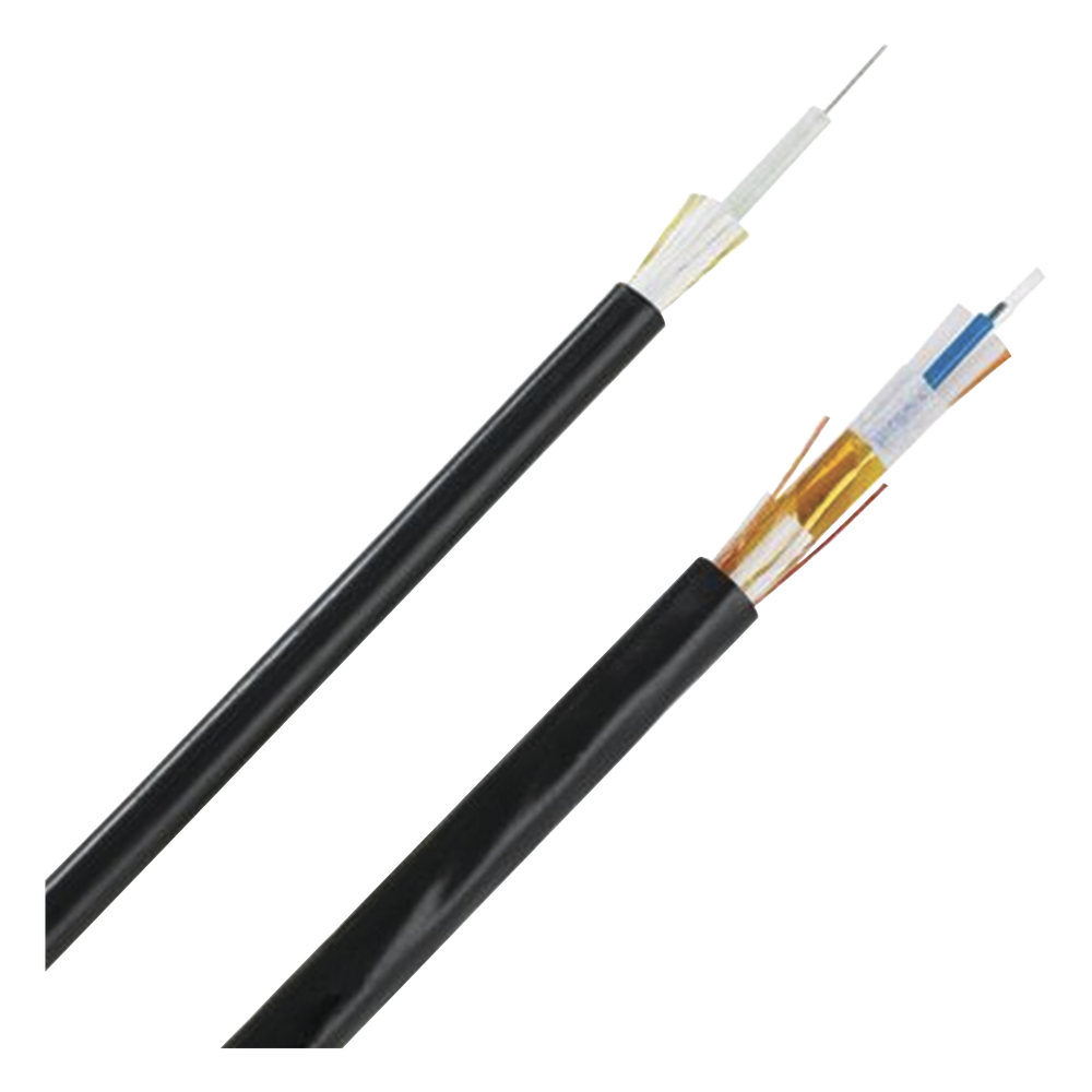 Cable de Fibra Óptica de 12 Hilos, Multimodo OM3 50/125 Optimizada, Interior/Exterior, Loose Tube 250um, No Conductiva (Dieléctrica), OFNP (Plenum), Precio Por Metro