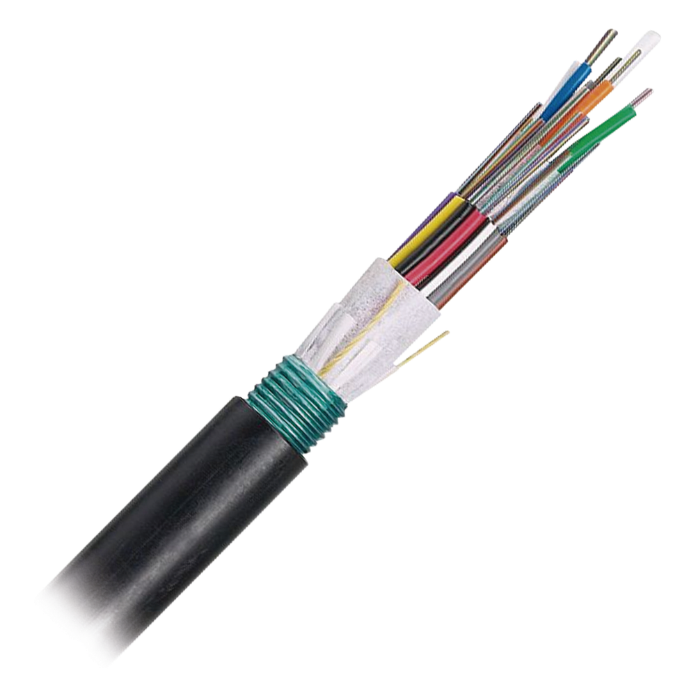 Cable de Fibra Óptica de 12 Hilos, OSP (Planta Externa), Armada, 250um, Monomodo OS2, Precio Por Metro