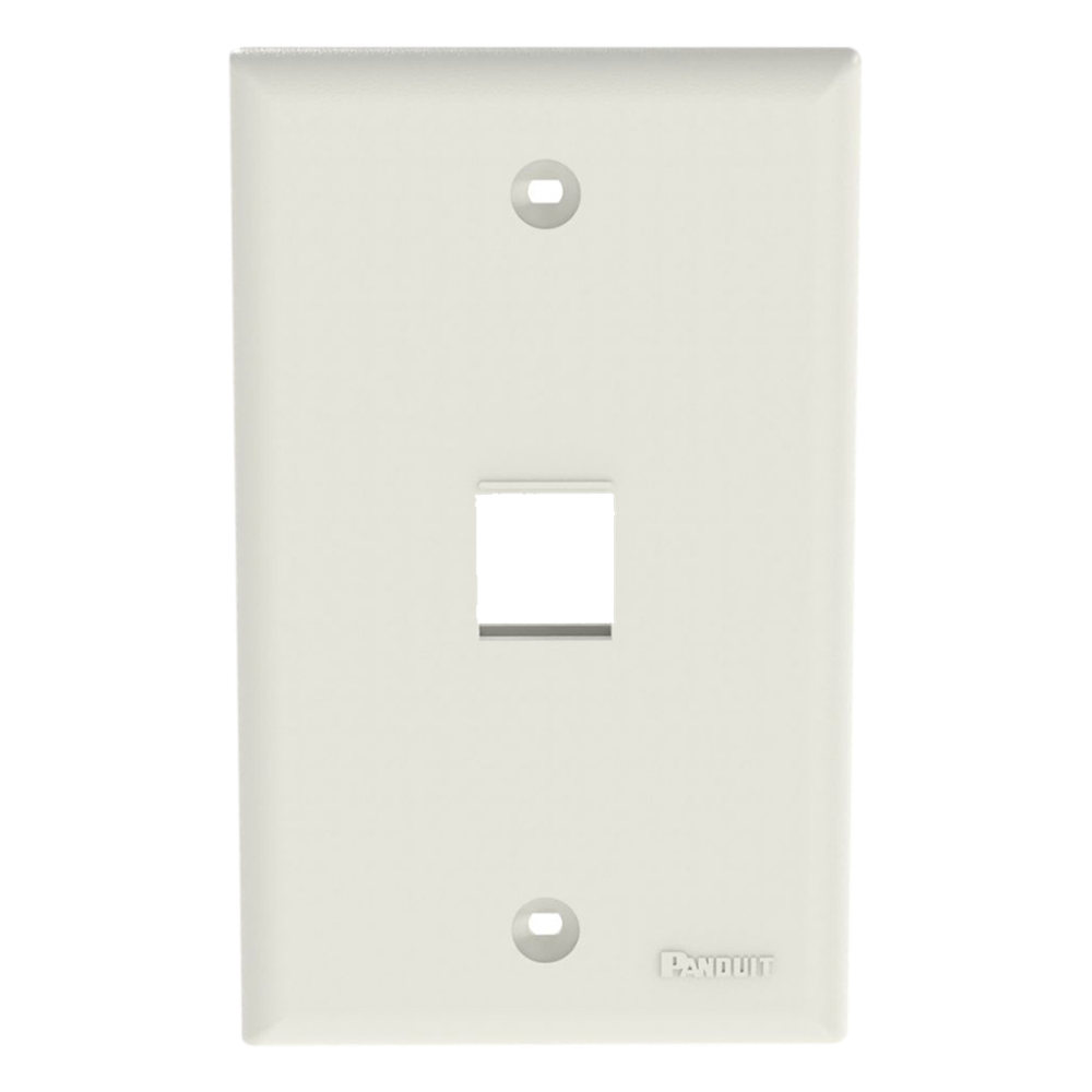 Placa de Pared NetKey Vertical PANDUIT NK1FNIW – Salida Para 1 Puerto Keystone