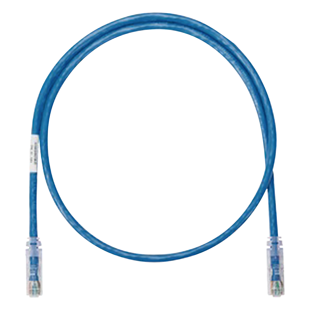 Cable de Parcheo NetKey UTP Categoría 5e, con Plug Modular en Cada Extremo - 0.3 Metros (1 Pie) - Azul