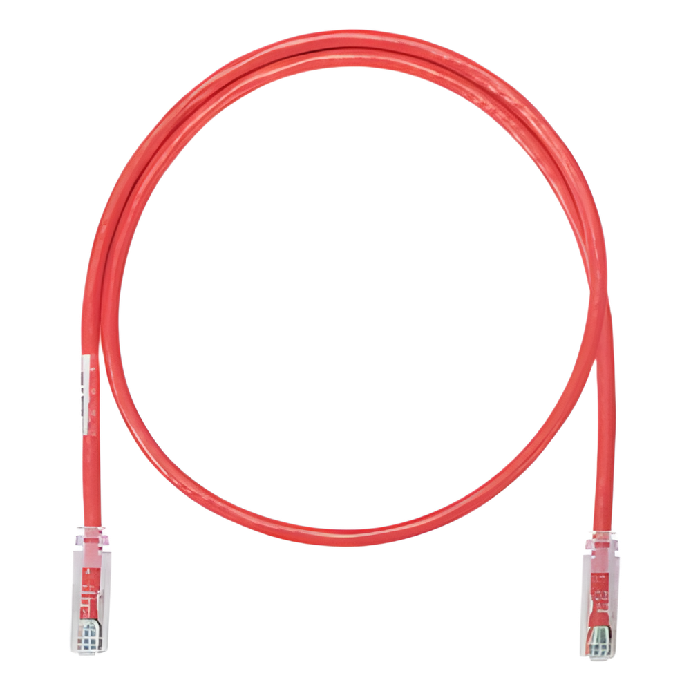 Cable de Parcheo NetKey UTP Categoría 6, con Plug Modular en Cada Extremo - 3.05 Metros (10 Pies) - Rojo