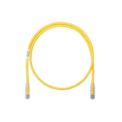 Cable de Parcheo NetKey UTP Categoría 6, con Plug Modular en Cada Extremo - 0.91 Metros (3 Pies) - Amarillo