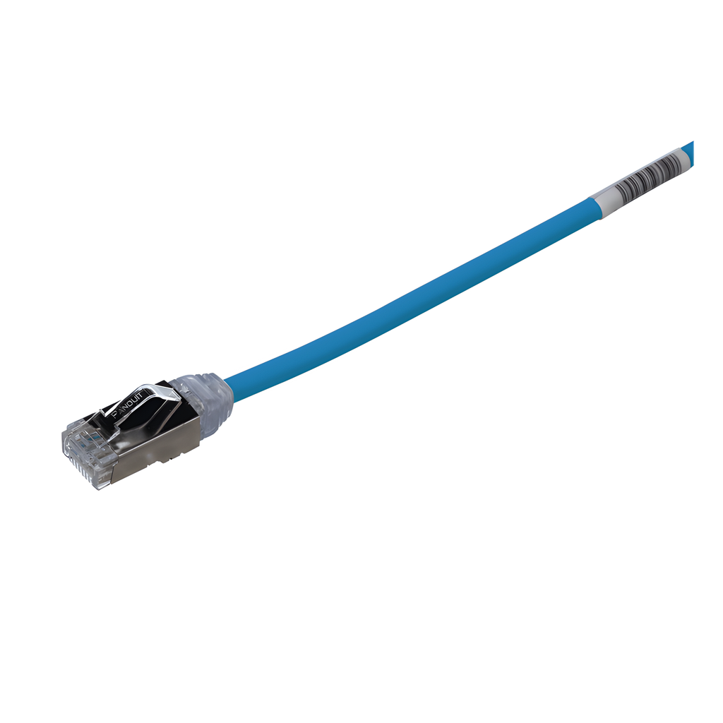 Patch Cord Cat6A PANDUIT STP28X0.5MBU – Diámetro Reducido 28 AWG