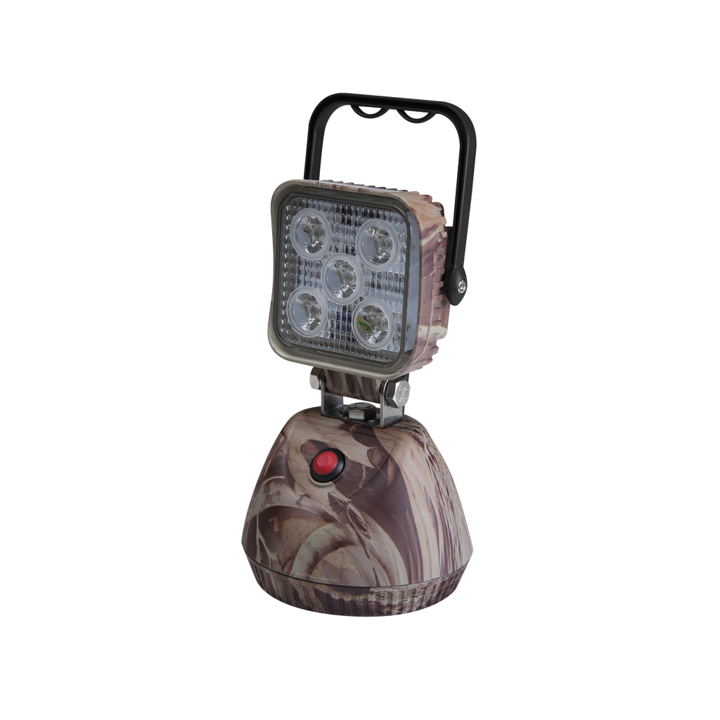 Lámpara de trabajo de mano con batería recargable y montaje magnético