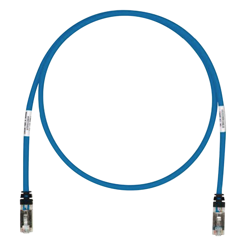 Patch Cord Cat6A, Blindado S/FTP, CM/LS0H, 1.52 Metros (5 Pies), Color Azul