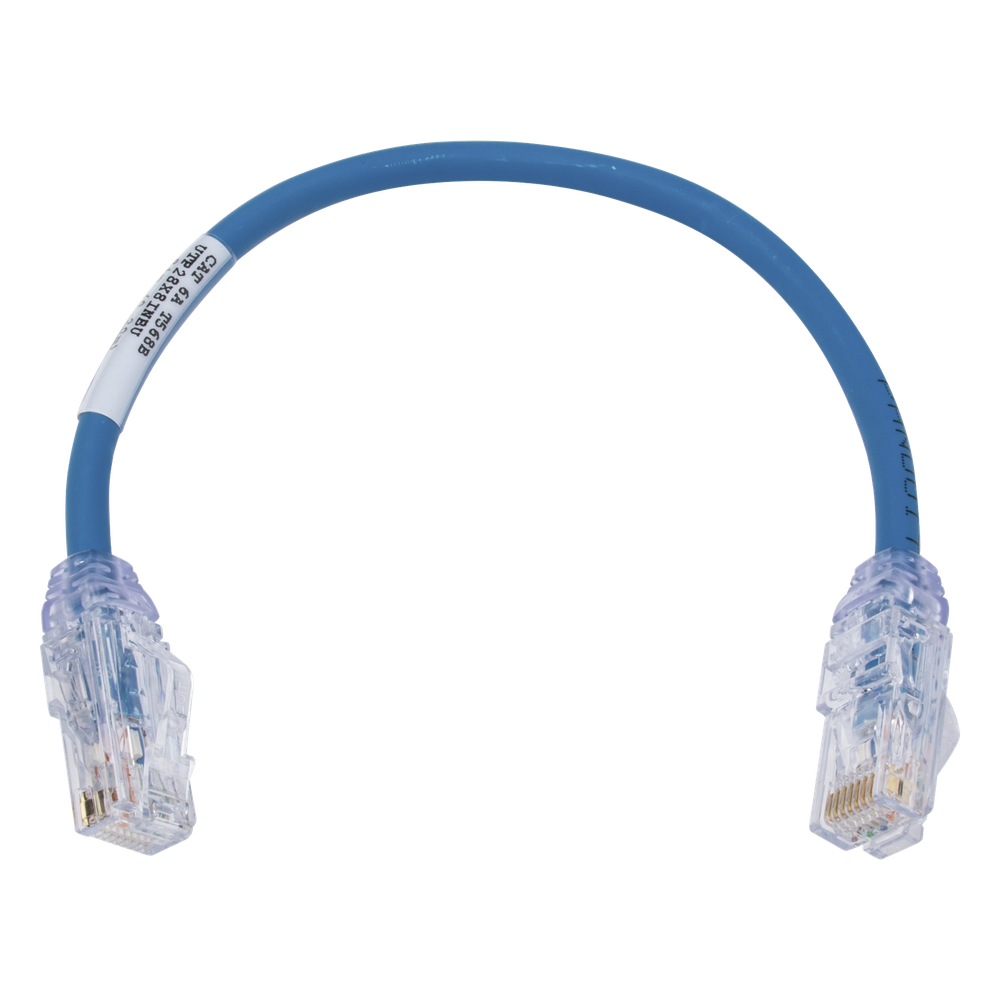 Cable de Parcheo UTP PANDUIT UTP28X8INBU – Diámetro Reducido (28 AWG)