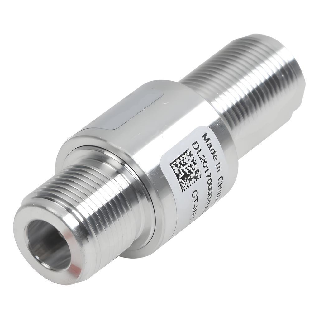 [GT-NFF-AL] Protector Coaxial RF Tubo de Gas / DC-7 GHz / 90W / Conectores N Hembra / Bidireccional / Aluminio