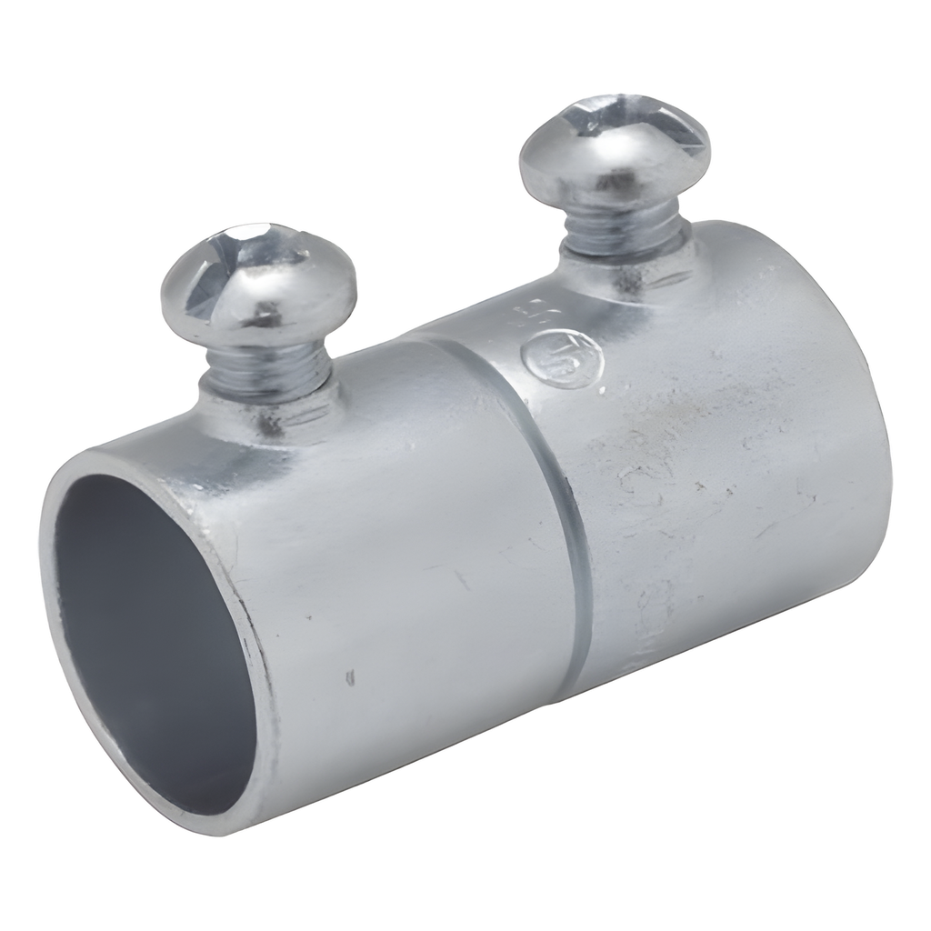 Cople de 1/2" (13 mm) para Pared Delgada con Tornillo RACO HUB-2022