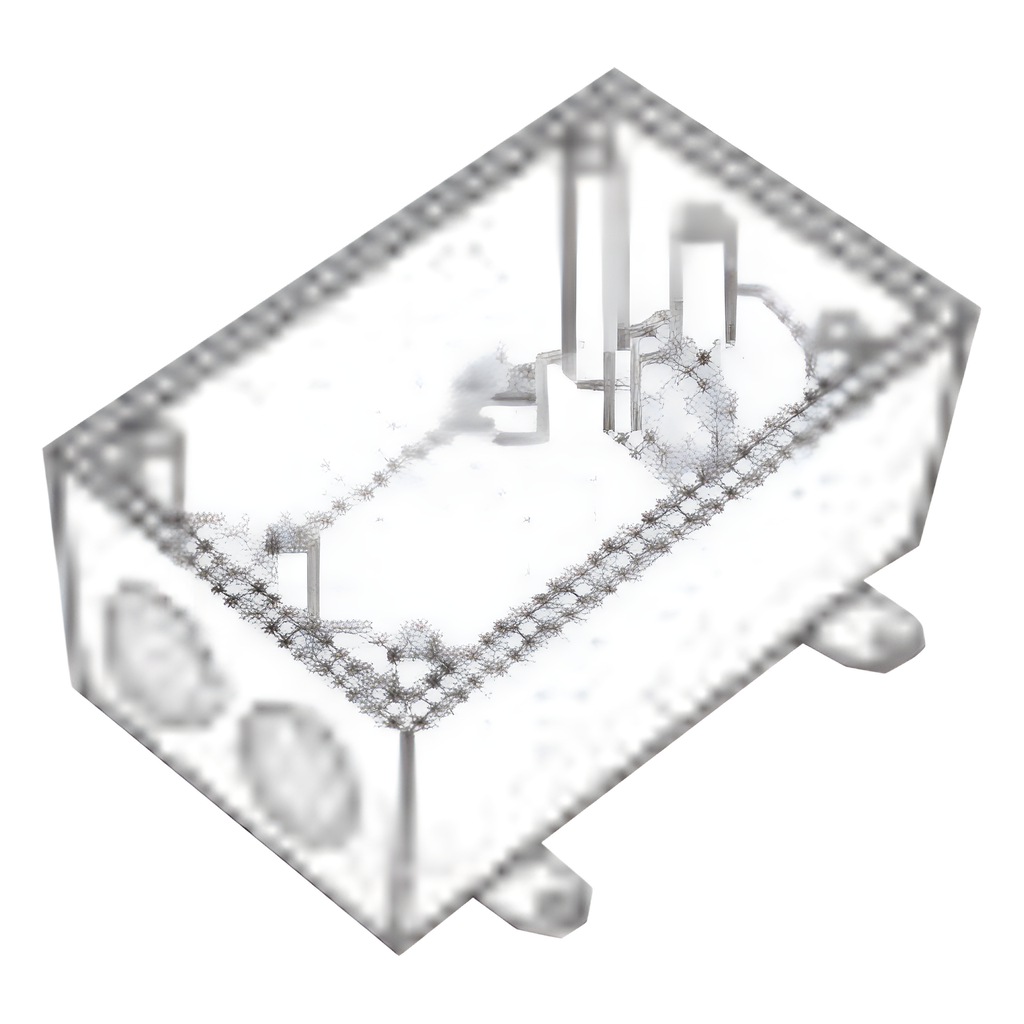 Caja Condulet FS de 1/2" ( 12.7mm) con tres bocas a prueba de intemperie.