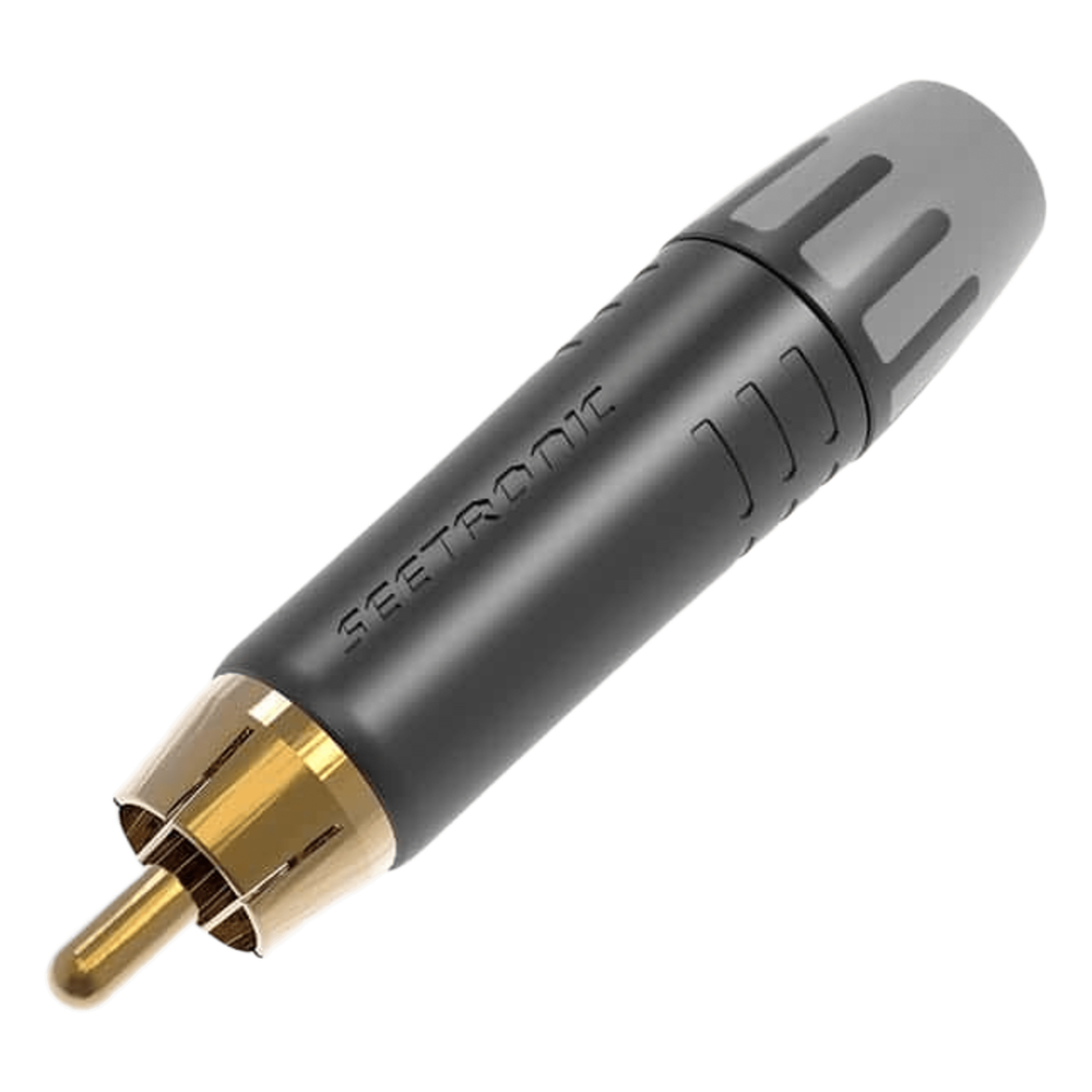 Conector Macho RCA SEETRONIC MT380 – Cable OD 3.5-6.5mm