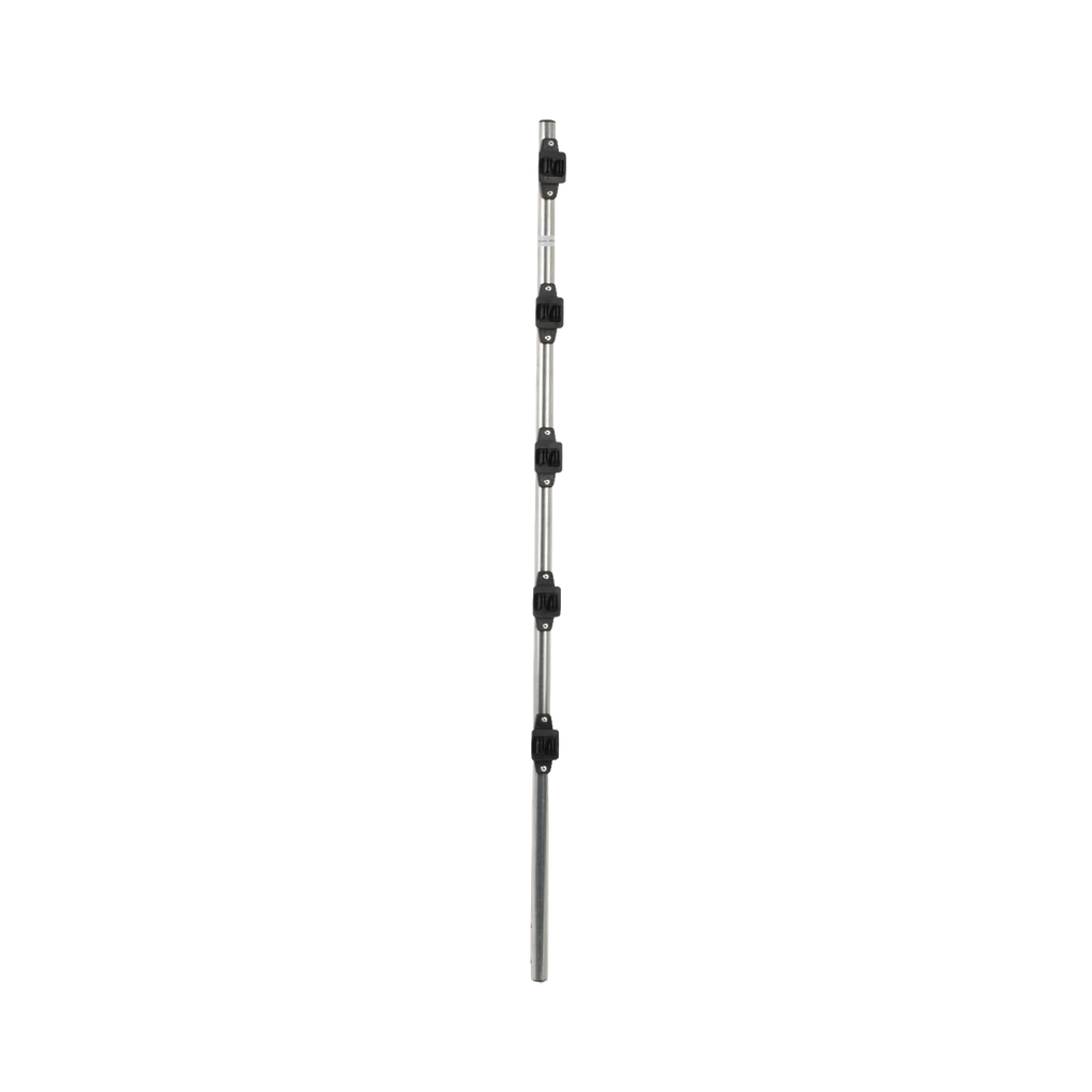 Poste de Paso / Tubo de Acero Galvanizado / Diámetro 1" / Longitud 120 cm / 5 Aisladores / Sin Pintar / Peso 0.9 KG