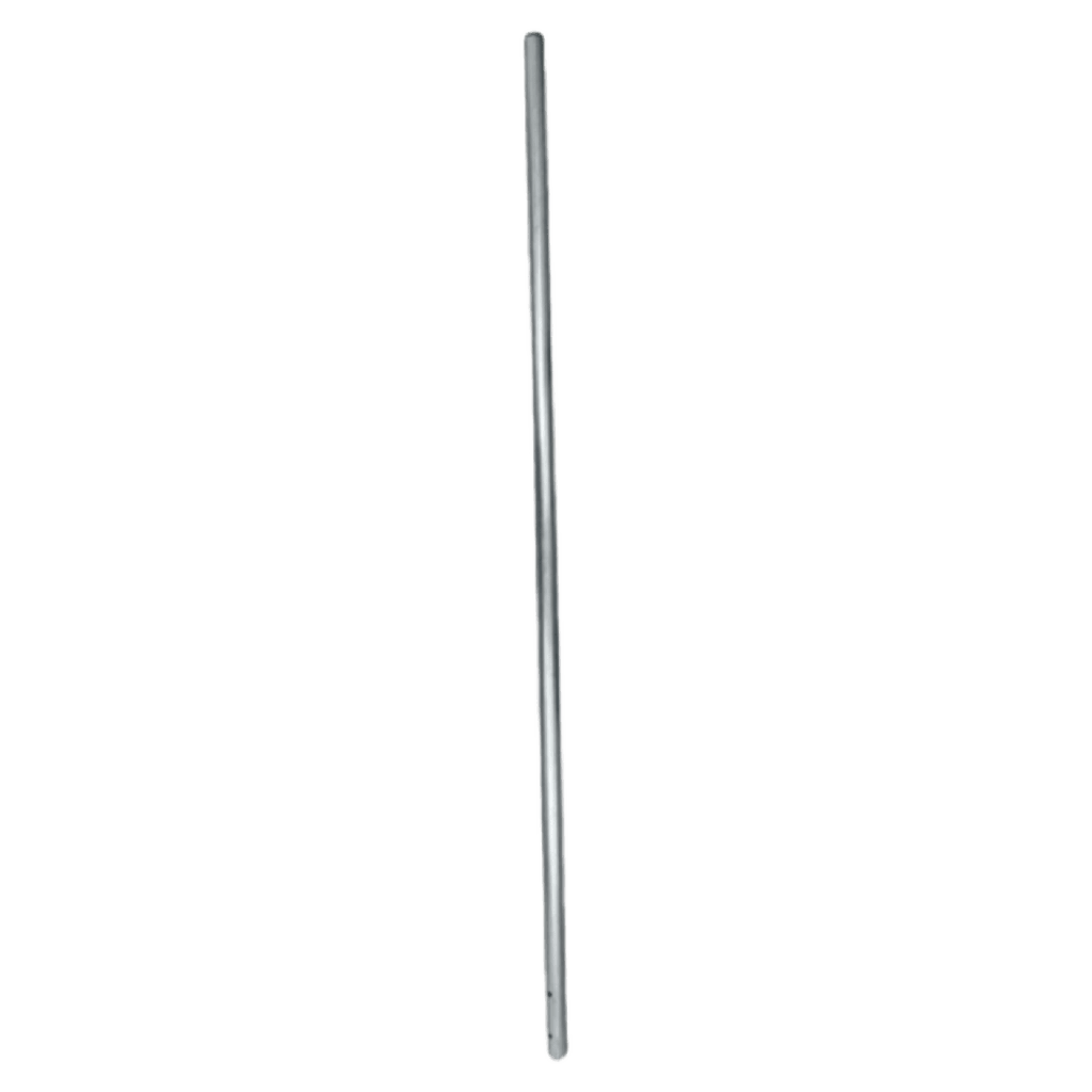 Poste de Esquina / Tubo de Acero Galvanizado / Diámetro 1" / Longitud 120 cm / Espacio para 5 Aisladores Esquina / Sin pintar / Peso 0.8 KG