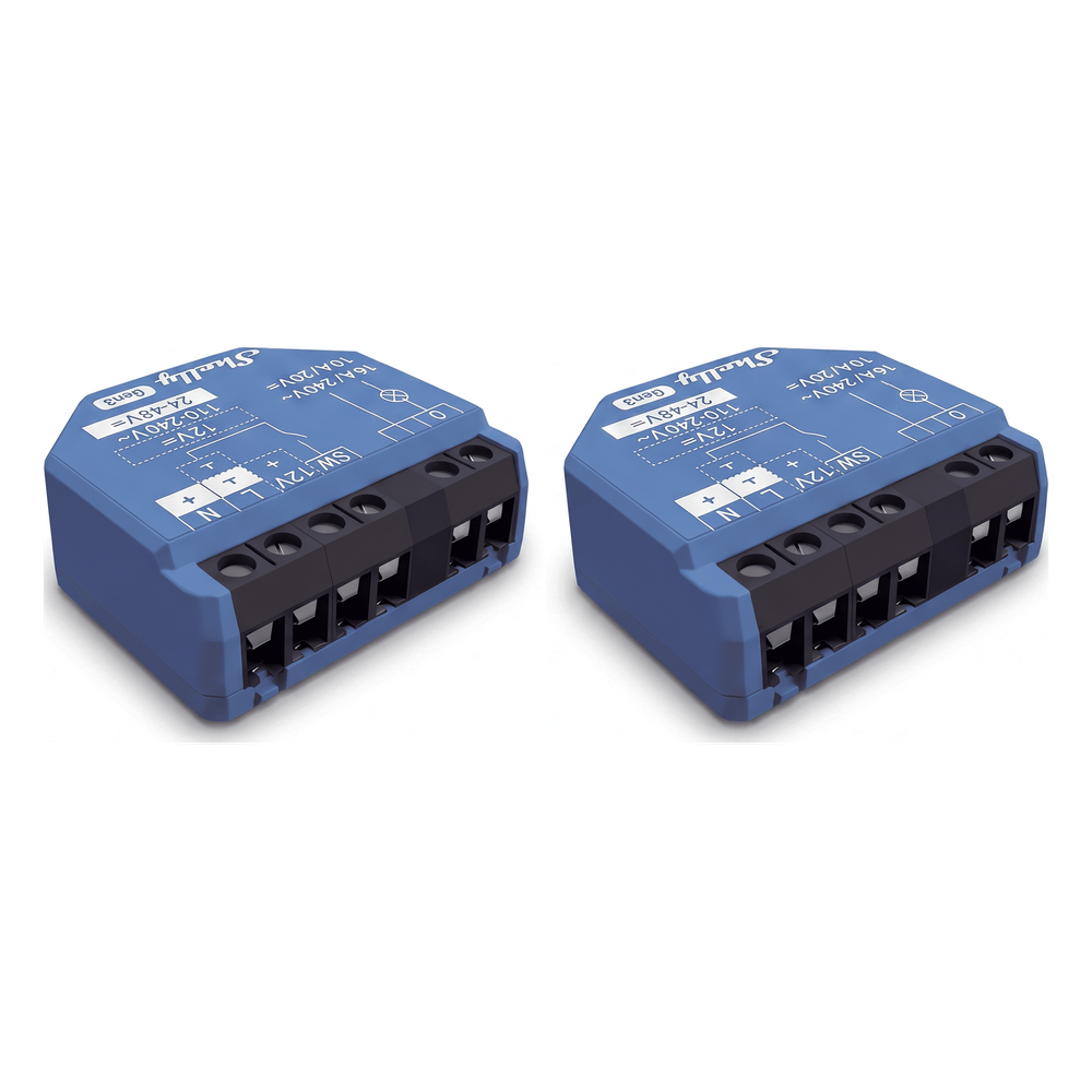 Relevador inalámbrico inteligente 16A SHELLY SHELLY1GEN3X2 – 110-230 V