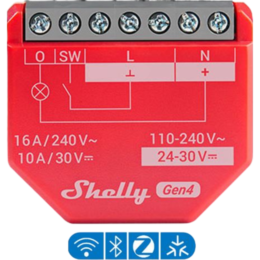 Relevador inalámbrico inteligente 16A, 110-240 V / medición de consumo / compatible con asistente de voz Alexa, Google Home / Wifi 2.4
