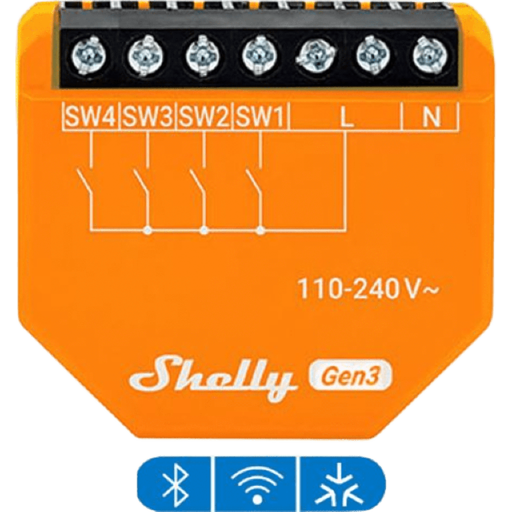 Controlador de Cuatro Entradas Digitales SHELLY SHELLYI4GEN3 – Google Nest