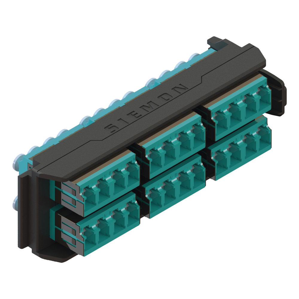 Placa Acopladora LightVerse SIEMON LVA24-LCQ-BC-A