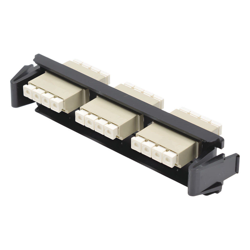 Placa Acopladora de Fibra Óptica Quick-Pack SIEMON RIC-F-LC12-01C