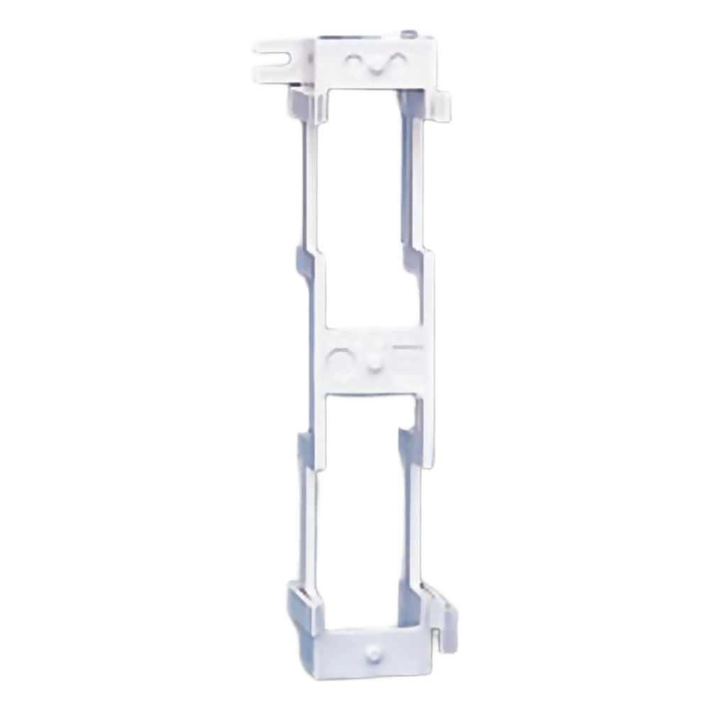 Bracket para Montaje de Regleta S66, Acepta 1 Regleta M150 y 1 Conector de 25 Pares de Cada Lado