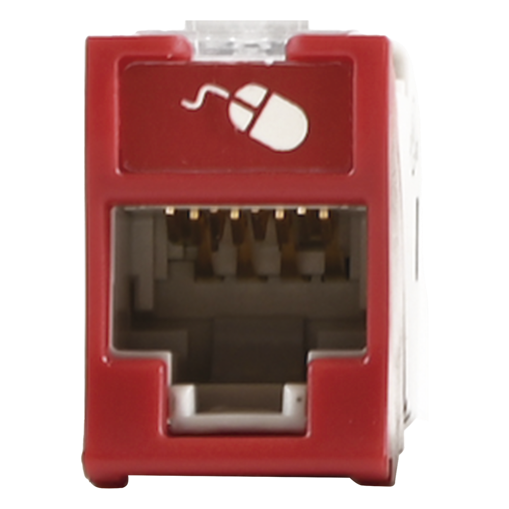 Jack Ultramax Cat5e SIEMON U5-H03NS – Color Rojo
