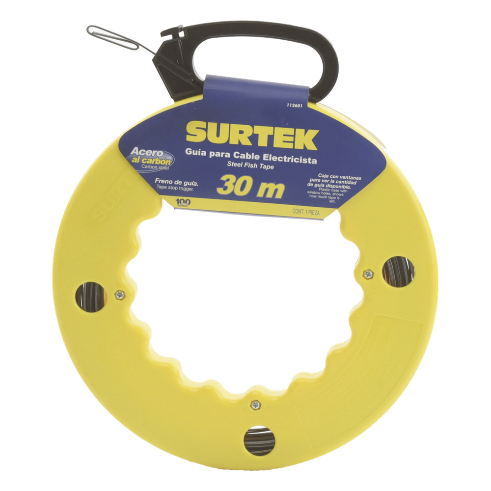 Guía jala cable de 30 metros de longitud SURTEK SYS-112601