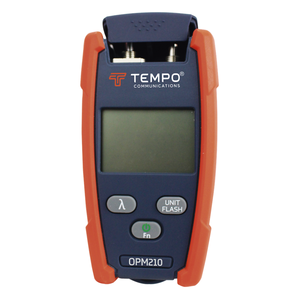Medidor de Potencia (Micro OPM) para Fibra Óptica con Localizador Visual de Fallos (VFL), Entrada Universal de 2.5 mm (para Conectores SC, ST y FC), Rango de Medición de -70 a +10 dBm