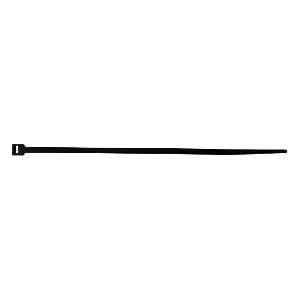 Cincho de nylon color negro, 2.5 x 100mm (100pzs) (4200-01001)