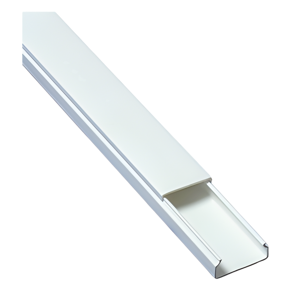 [TMK-1020-SD] Canaleta blanca de PVC auto extinguible, sin división, 20 x 10 mm, tramo de 2.5 m (5101-01260)