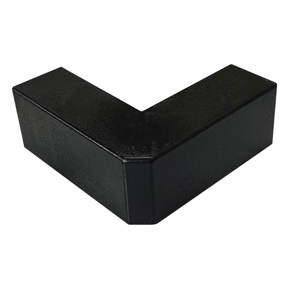 [TMK-1720-EE-N] Esquinero Exterior Color Negro de PVC Auto Axtinguible, Para Canaleta TMK-1720-N-CC (5210-02003)