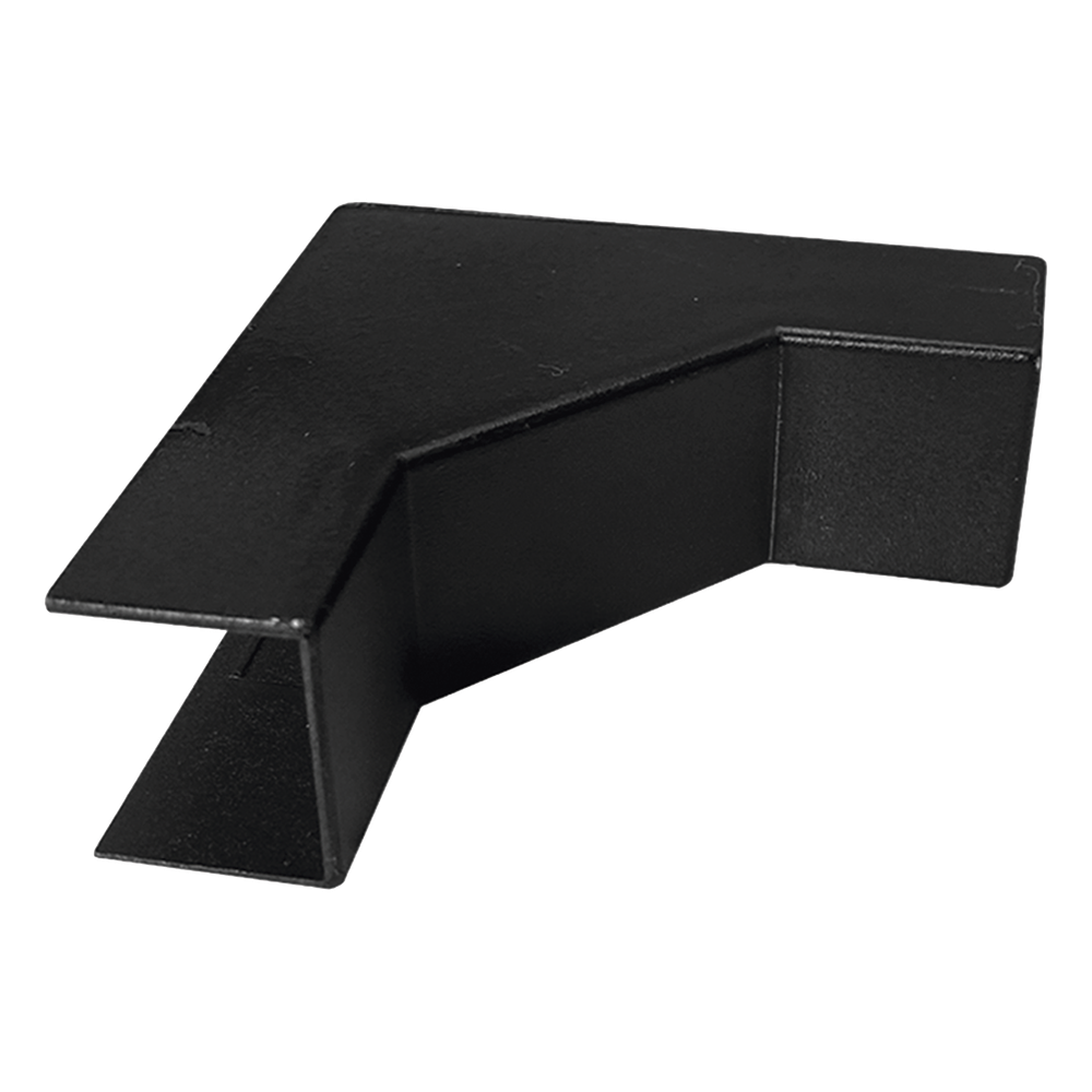 [TMK-1720-EI-N] Esquinero Interior Color Negro de PVC Auto Axtinguible, Para Canaleta TMK-1720-N-CC (5220-02003)