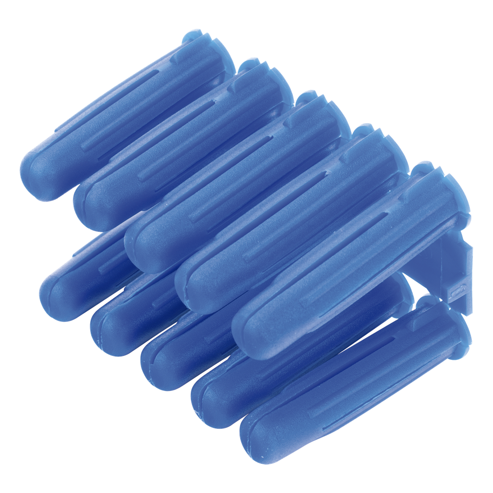 [TP-3] Taquete azul 3/8" para tornillo 12mm x 2" (100pzs) (1105-05100)