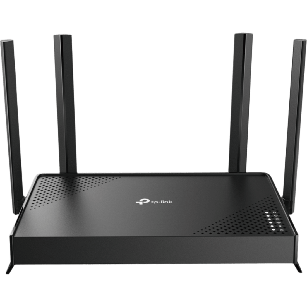 Router Wi-Fi 7 / BE3600 3.6 Gbps / Doble Banda 2.4 GHz y 5 GHz / MLO + 4K-QAM / 1× WAN + 4× LAN Gigabit / 4 Antenas Externas con Beamforming / EasyMesh / HomeShield / Servidor y Cliente VPN