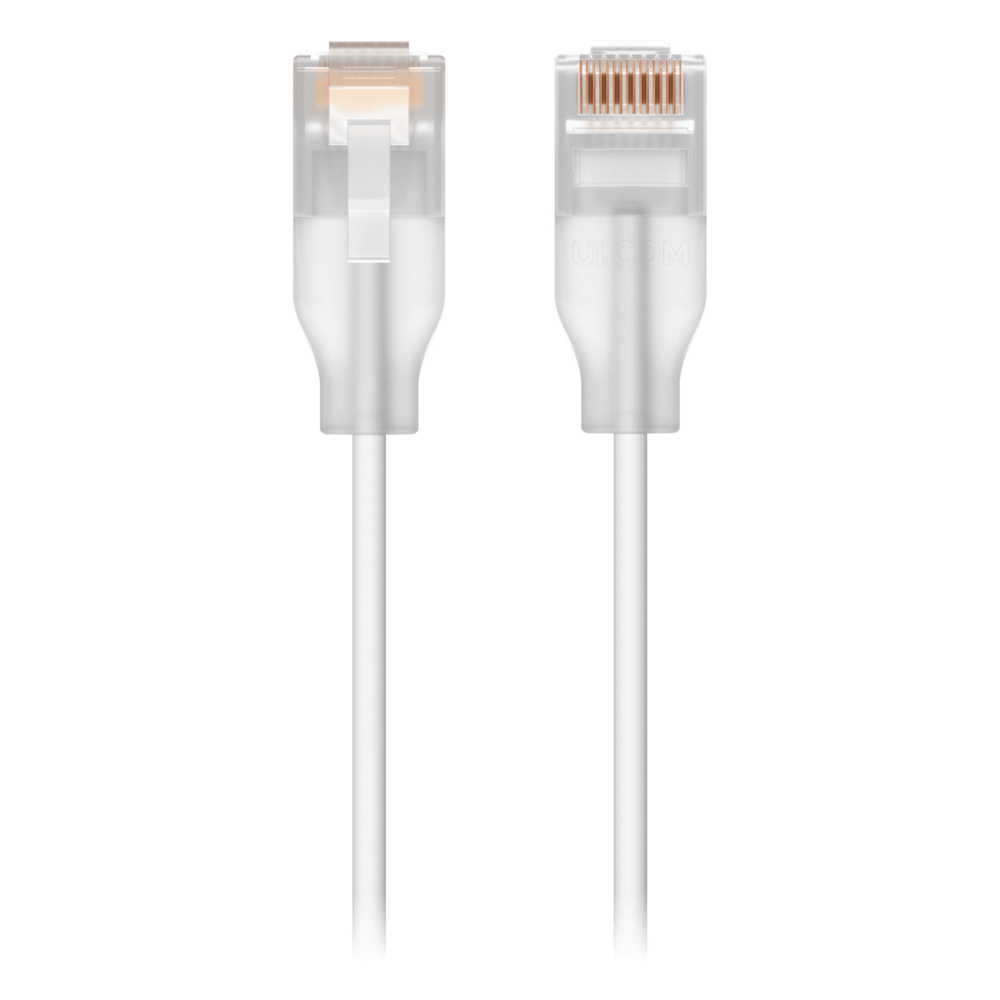 Patchcord UniFi Etherlighting de 3 Metros (9.84 Pies), hasta 10GbE / Soporta hasta PoE+++ / Conector RJ45 Transparente para Mejores Efectos de Luz con Switches USW PRO MAX