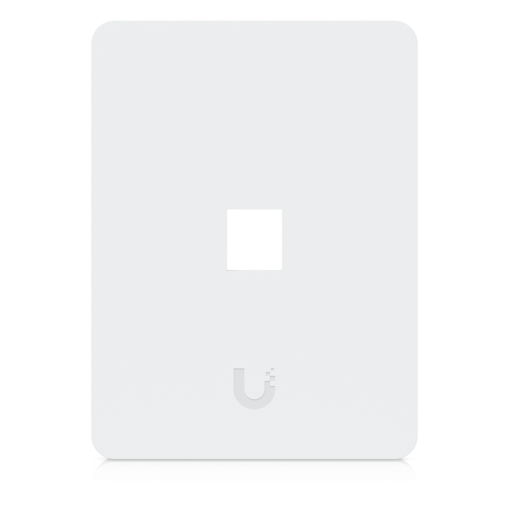 [UACC-WP-KEYSTONE-V-1P] Placa de Pared Vertical Universal para Keystone de 1 Puerto con Cubierta Pintable, Acabado Personalizable, Paquete con 4 Piezas