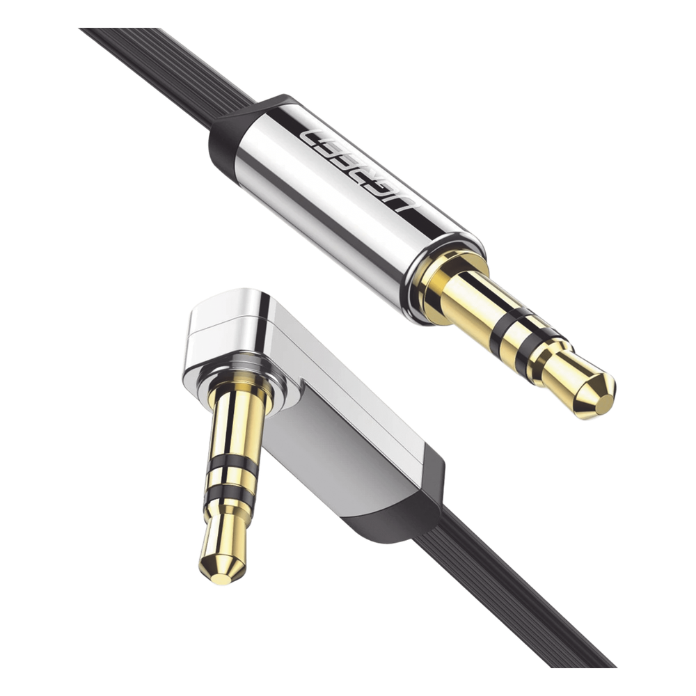 [10599] Cable Auxiliar Plano 2 Metros UGREEN 10599 – Conector 3.5mm a 3.5mm